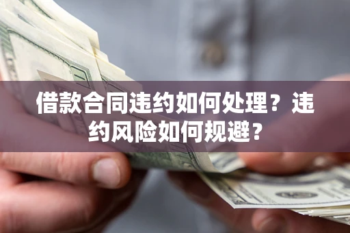 济南借款合同违约如何处理？违约风险如何规避？