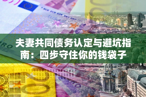 济南夫妻共同债务认定与避坑指南：四步守住你的钱袋子