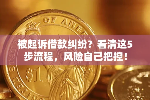济南被起诉借款纠纷？看清这5步流程，风险自己把控！