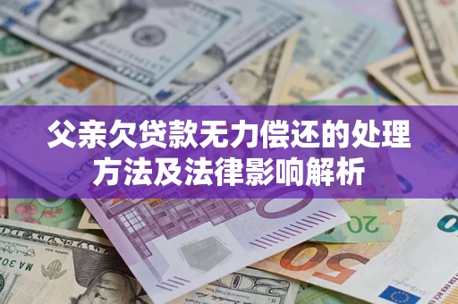 济南父亲欠贷款无力偿还的处理方法及法律影响解析