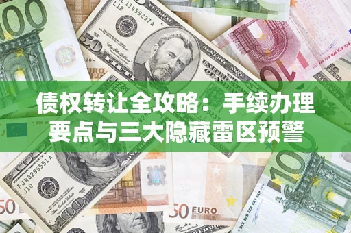 济南债权转让全攻略：手续办理要点与三大隐藏雷区预警