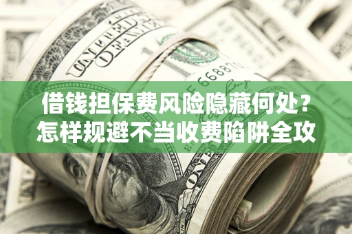 济南借钱担保费风险隐藏何处？怎样规避不当收费陷阱全攻略！