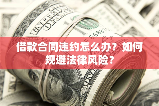 济南借款合同违约怎么办？如何规避法律风险？